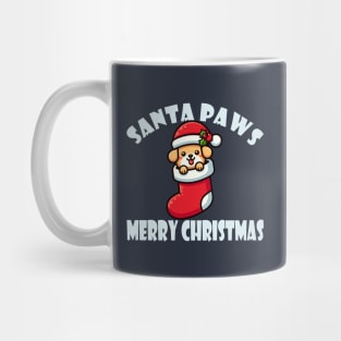 Santa Paws Is Coming To Town Mug